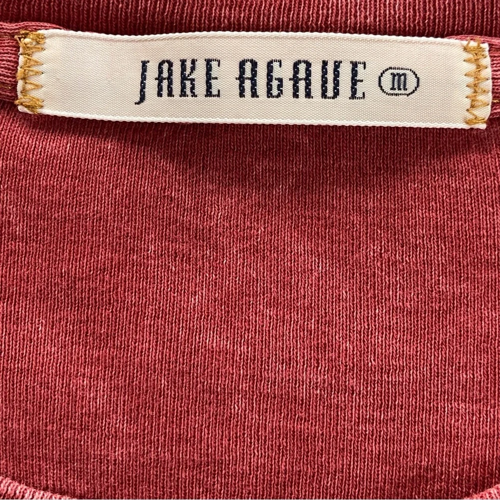 Agave Mens Denimsmith Crewneck Sweater Brick Red Medium Jake Agave Supima Cotton